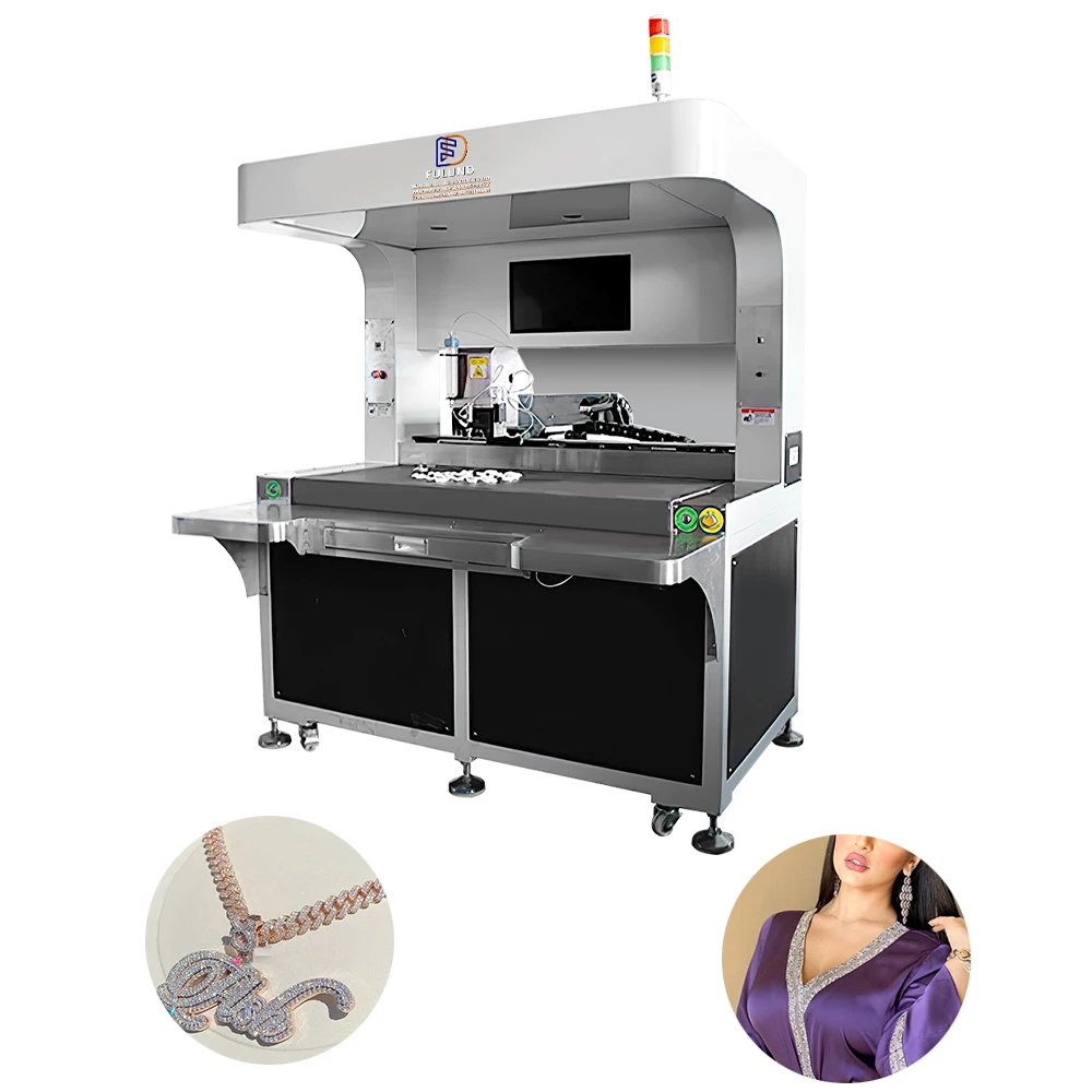 glue dispensing robot with vision system and CCD camera scan programming Hardware shield medal injection molding machine