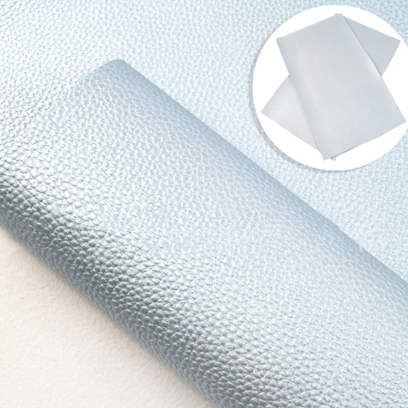 Мягкая жемчужная блестящая тисненая ткань из искусственной кожи Lychee, домашняя текстильная ткань для сумок, материалы для рукоделия, «сделай сам»