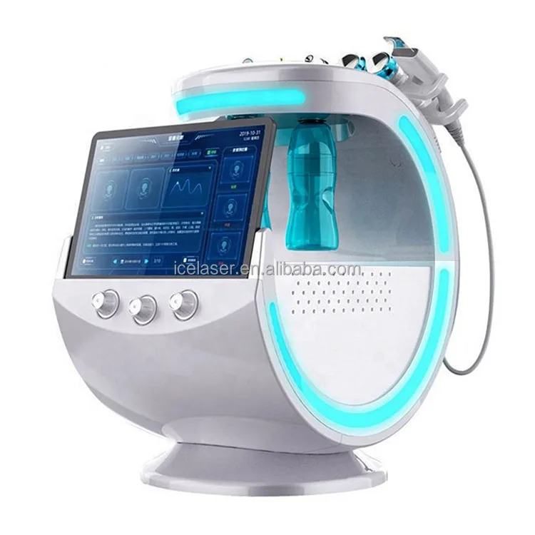 2021 Salon Facial Hydrafacials 7 in 1 hydra water peel microdermabrasion /hydrodermabrasion facial machine with skin analyzer