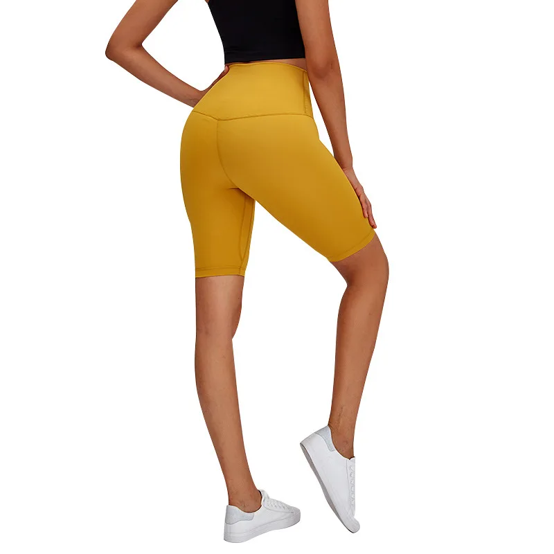 Summer fitness high quality womans sports biker shorts tight workout seamless bodybuilding shorts
