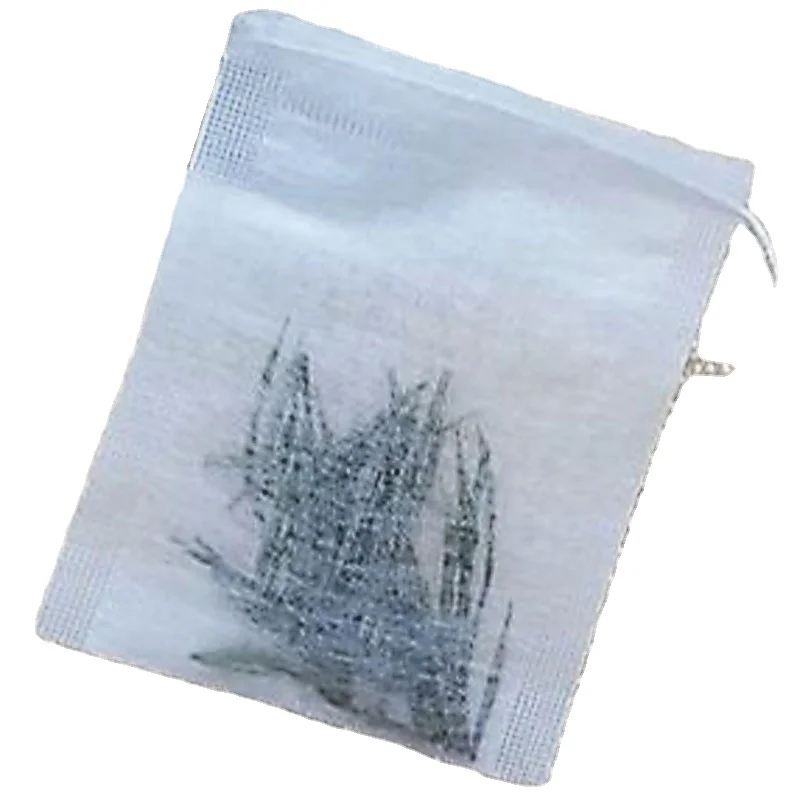 
5.5*7 Non-woven Drawn lines pull rope self-styled filter bag tea bag 