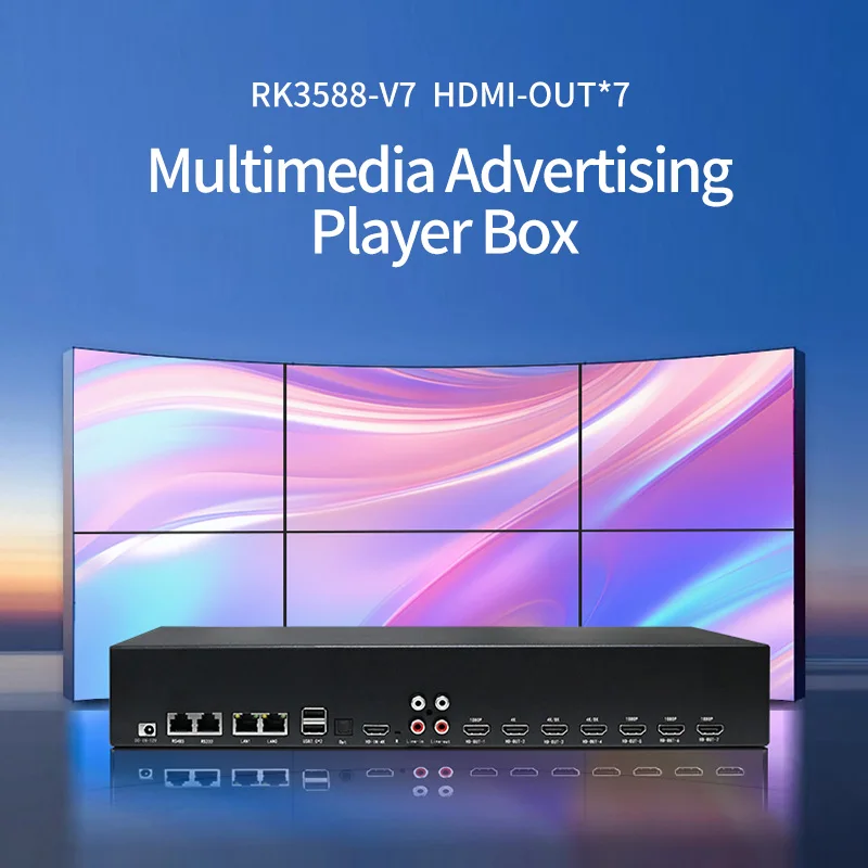 New Generation video wall processor controller 8K Multi-Splicing Modes use rk3588 sbc pi pc android rockchip rk3588s board