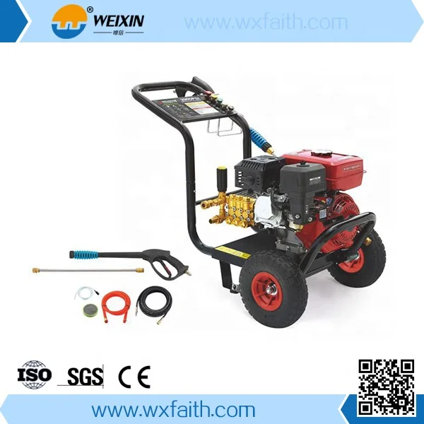 Gasoline Engine Portable Hand Pump High Pressure Car Washer With Water Tank