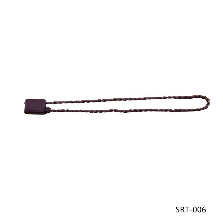 Wholesale Customized  high Quality Hang Labels Brown plastic string Seal watch Tag with string