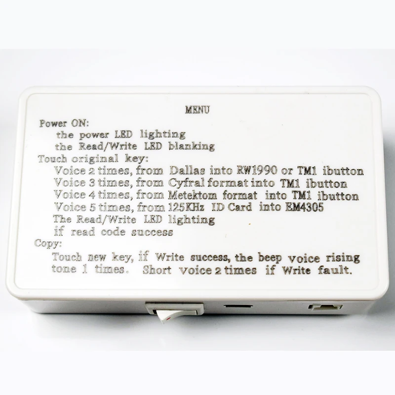  TM копировщик электронных ключей Дубликатор duplo и ручной RW1990 TM1990 Ibutton DS-1990A I-Кнопка 125 кГц EM4305 T5577 EM4100