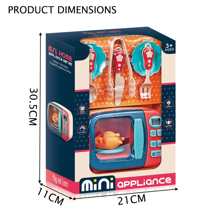 Ролевая игра игрушка для микроволновки детей Детский кухонный игровой набор
