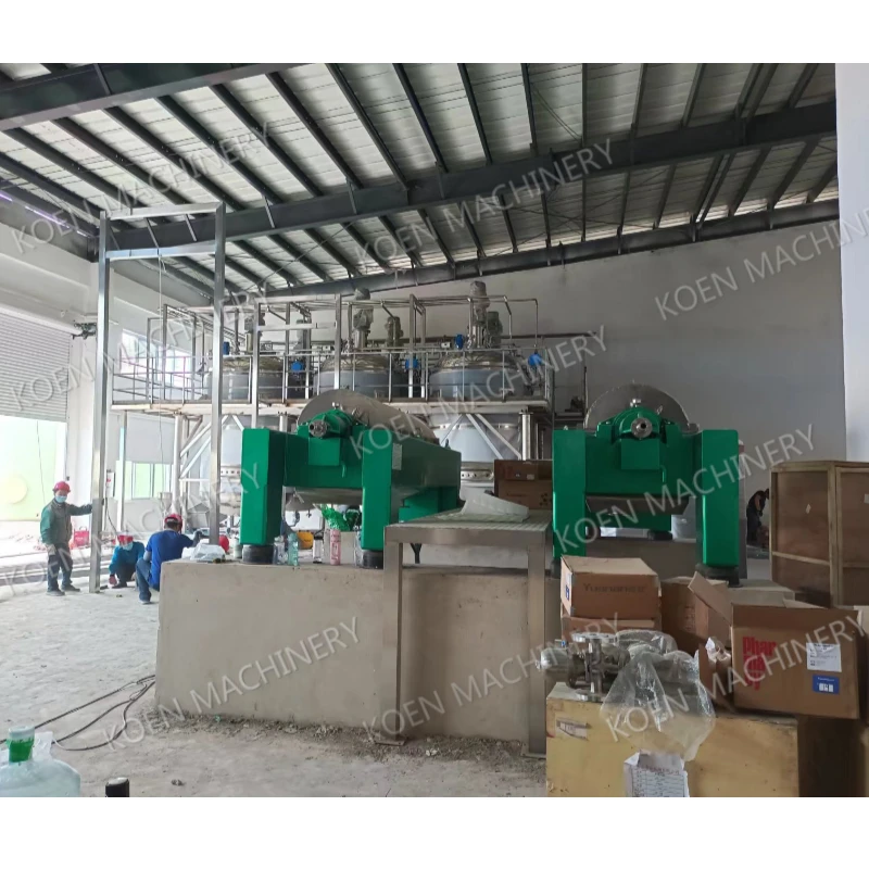 Continuous Decanter Centrifuge for Water and Calcium Separation