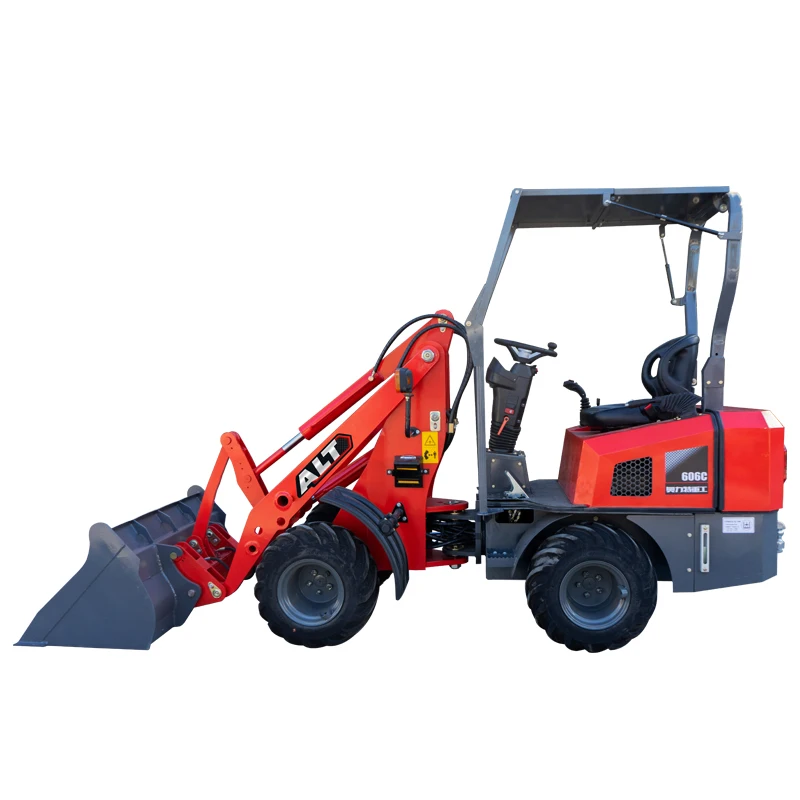 High Quality New Diesel Front Loader  0.6 Ton 600kg 606 Model Small Wheel Loader For Sale