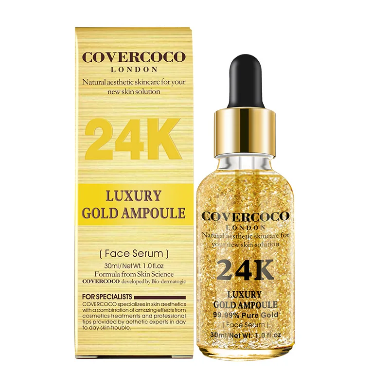 Beauty Personal Care 24k Gold Essence Organic SkinCare Hyaluronic Serum Skin Care Anti Aging Collagen Vegan Cosmetics Face Serum