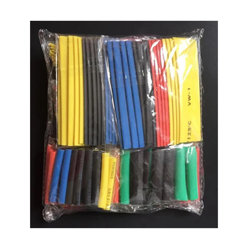 328Pcs Heat Shrink Tubing Insulation Shrinkable Tube Assortment Electronic Polyolefin Ratio 2:1 Wrap Wire Cable Sleeve Kit