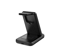 dropshipping products 2022 15W fast 4 in 1 QI wireless charger for iphone for airpods 3 in1 wireless charging station
