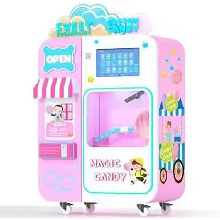 Fully automatic cotton candy vending machine Electric Cotton Candy Machine