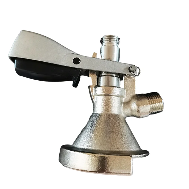 Keg Coupler A Type NSF Certification Beer Dispensing Equipment Pressure Relief Valve Keg Coupler