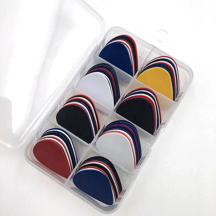 classical wood electric bass guitar 5 string colored kits celluloid picks 0.5mm 0.75 mm abs