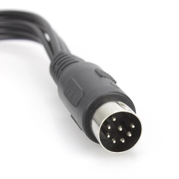 8 pin din male to 6 RCA female plug audio cable