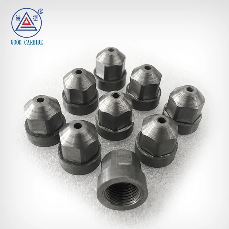 Customized BK8 screwed tungsten carbide nozzle