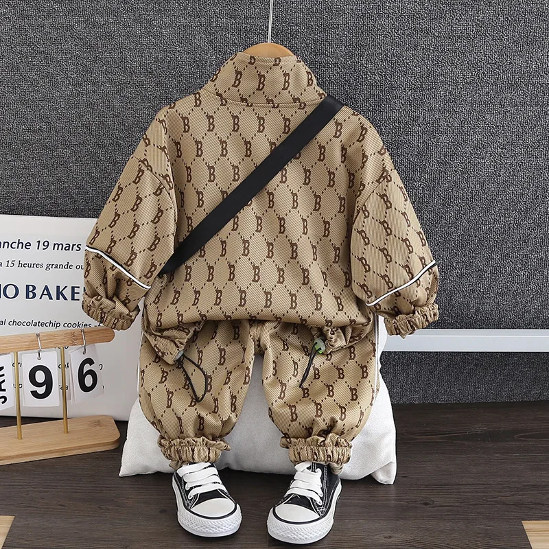 Children Fashion Designer Boutique Toddler Kids Three Pieces Tracksuit Baby Activewear Clothing Sets Luxury Boys Outfits