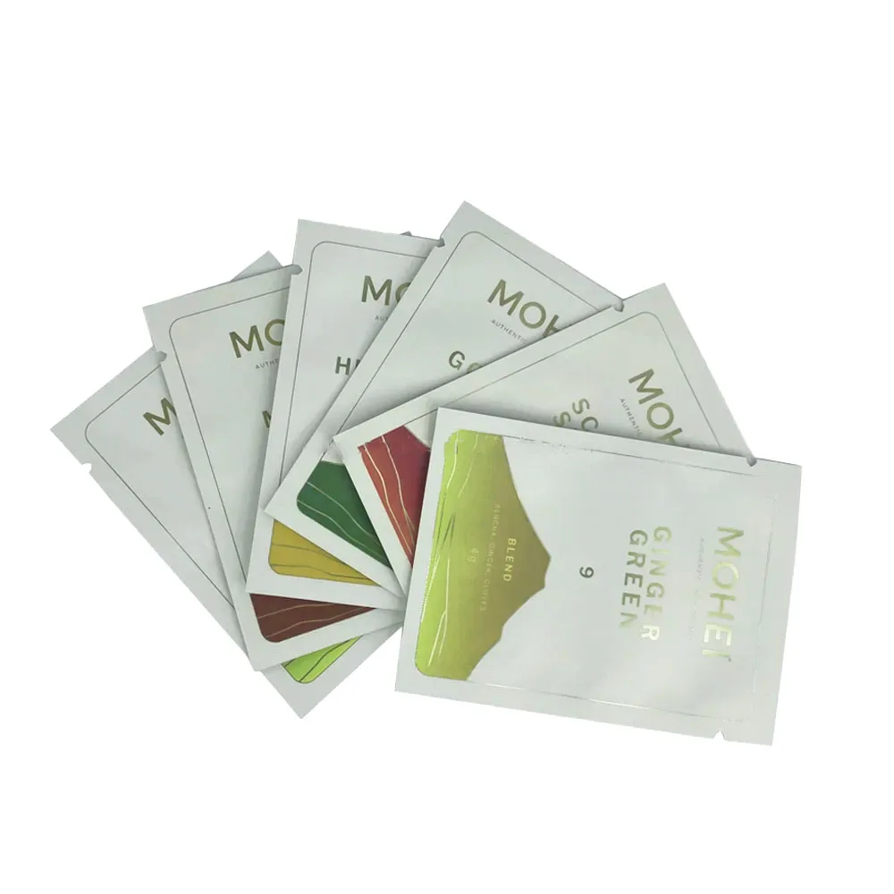 Custom printing plastic zipper lock aluminum foil cosmetic sample sachet cosmetic sample packaging bag