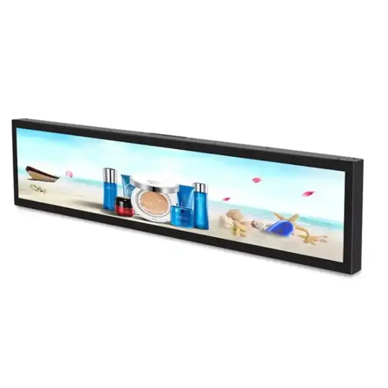 Custom 10.3 Inch Stretched Bar Type TFT LCD Display for Digital Signage