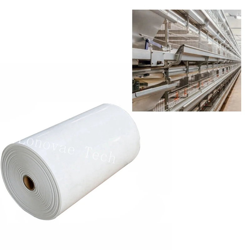 1.0mm 1.2mm New Pp belt Poultry Manure Belt Plastic Conveyor Belt For Chicken Cage Farm