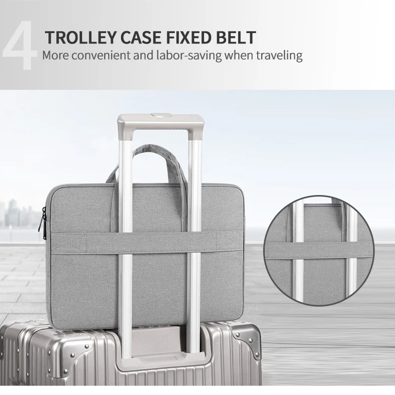 FULIYA Multi Colors Fashion Office Computer Handbag Lightweight Waterproof Portable Laptop Briefcase Women