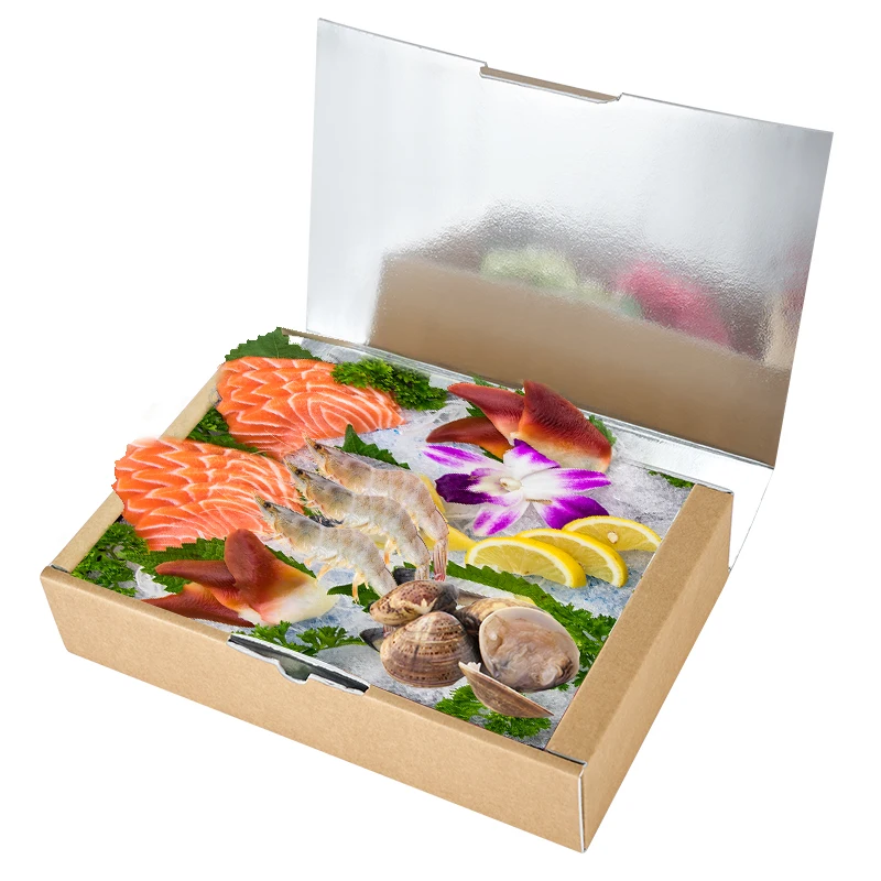 Insulated Shipping Box Cold Chill Double Insulated Carton with Foil Styrofoam Cooler Boxes Delivery Moving Kits