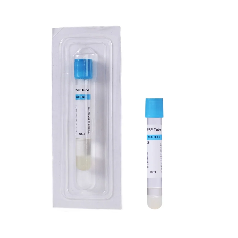 High quality Prp Tube with gel 10ml 12ml 15ml prp kit prp centrifuge for Hair Loss Platelet Rich Plasma for Beauty industry