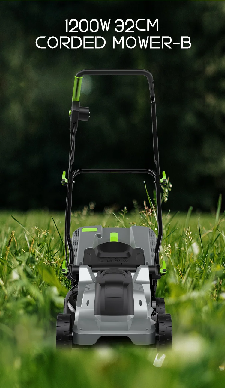 320mm 1300w hot sales hand push electric lawn mower