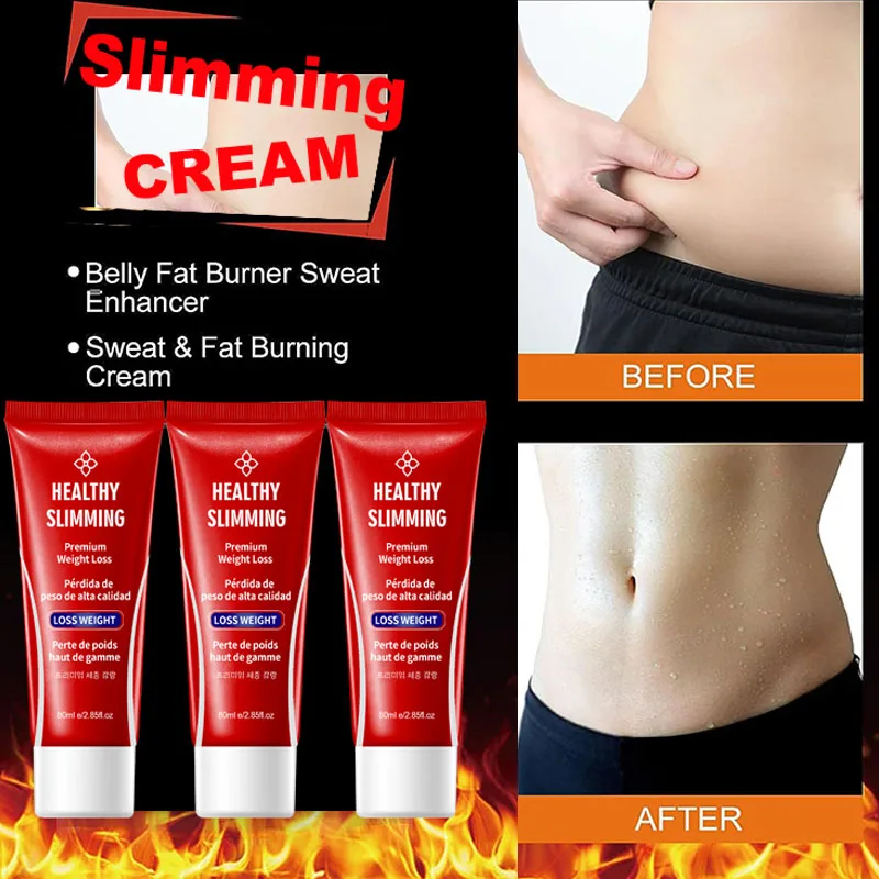 Slimming Cream Navel Arm Leg Belly Fat Burning Cream Weight Loss Skin Firming Moisturizing Relaxing Tightening & Slimming