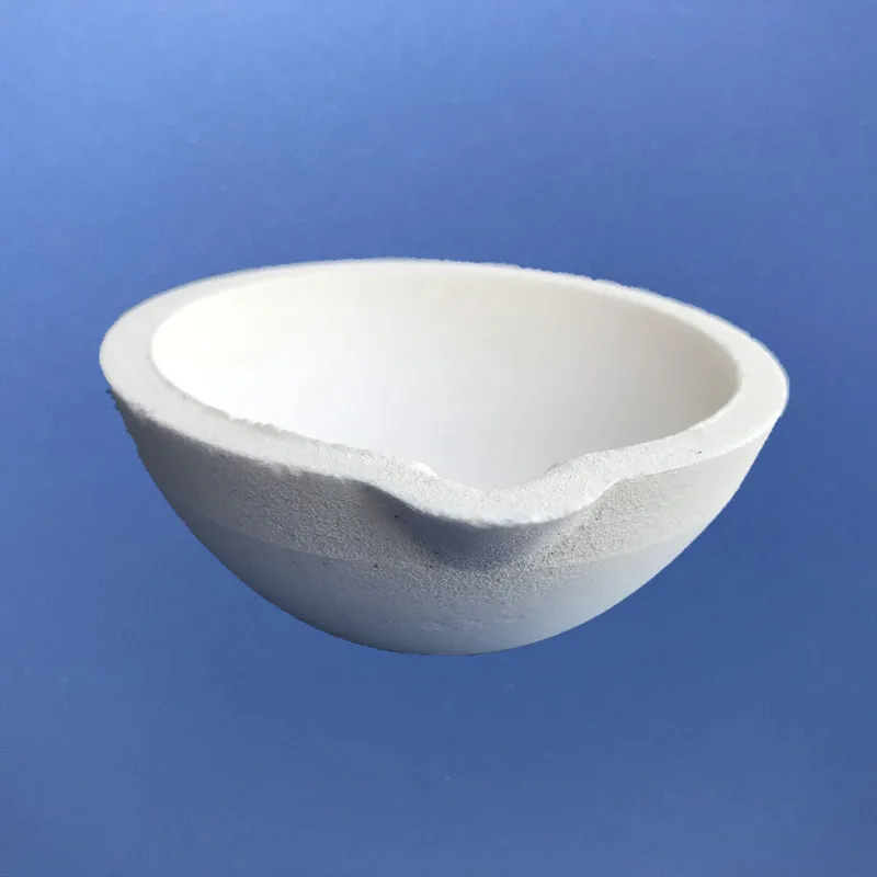 Высококачественная кварцевая керамическая чаша для тигеля для плавки золота по оптовой цене