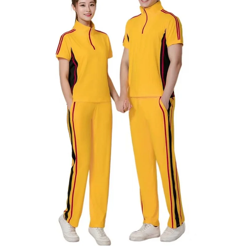 
Hot Selling Moisture Wicking Fiber Sport Solid Color Sportswear 