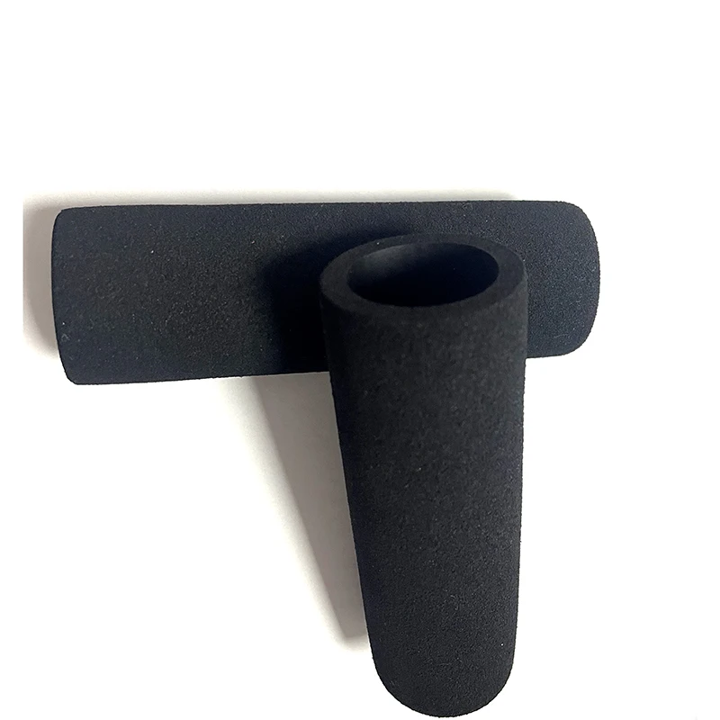 Custom Soft Foam NBR Handle Bar Foam Rubber Extrusion Grip silicone handle ball handlebar grip gym rubber end handle grip