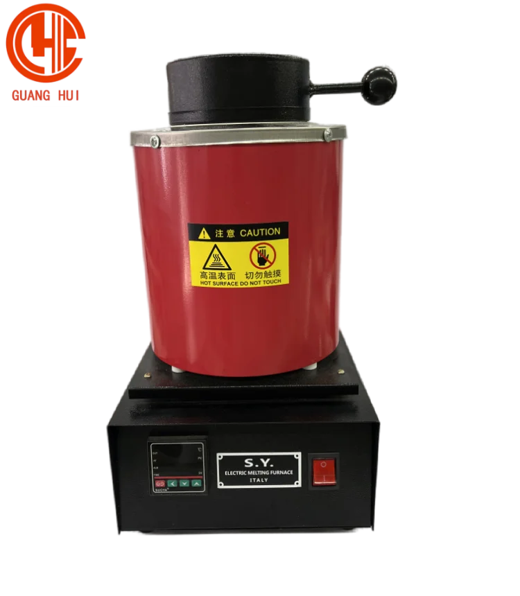 220V 1500W-2000W Industrial Gold Melting Tools 2Kg Capacity Metal Gold Melting Furnace For Jewelry Store
