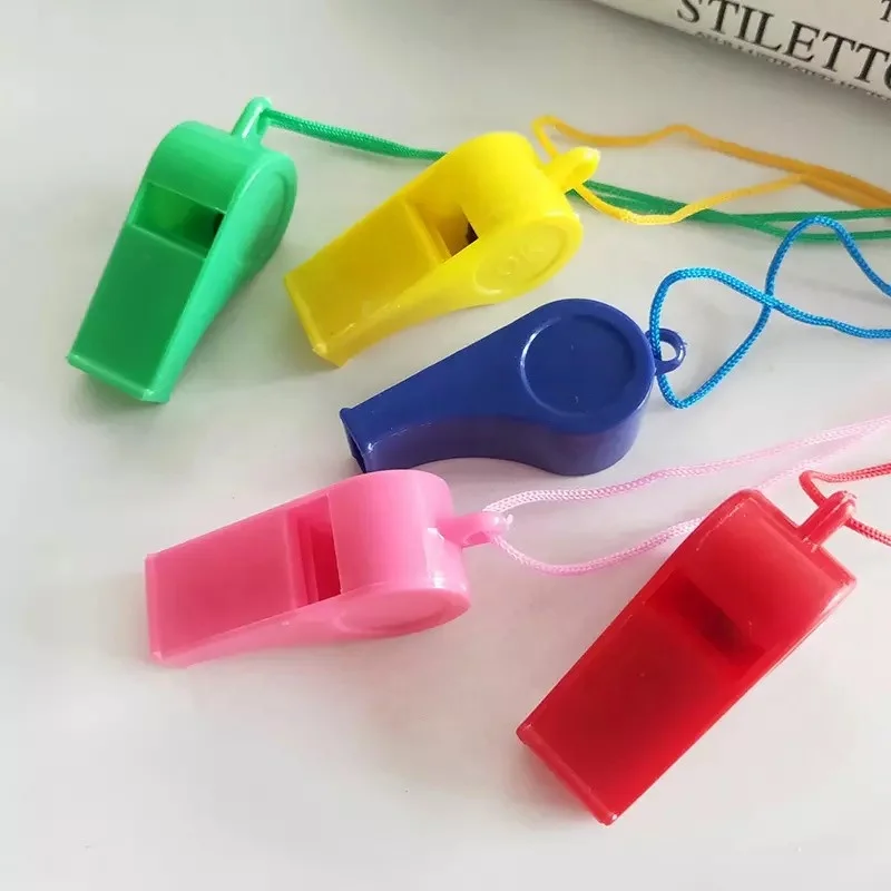 Cheapest Survival Whistle for Wholesale Plastic Football Whistle for Kids Gathering Whistle
