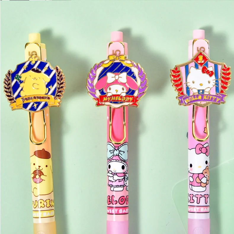 Sanrio  Academy Pai Series Press neutral pen ST head quick drying black 0.5mm carbon water pen student stationery