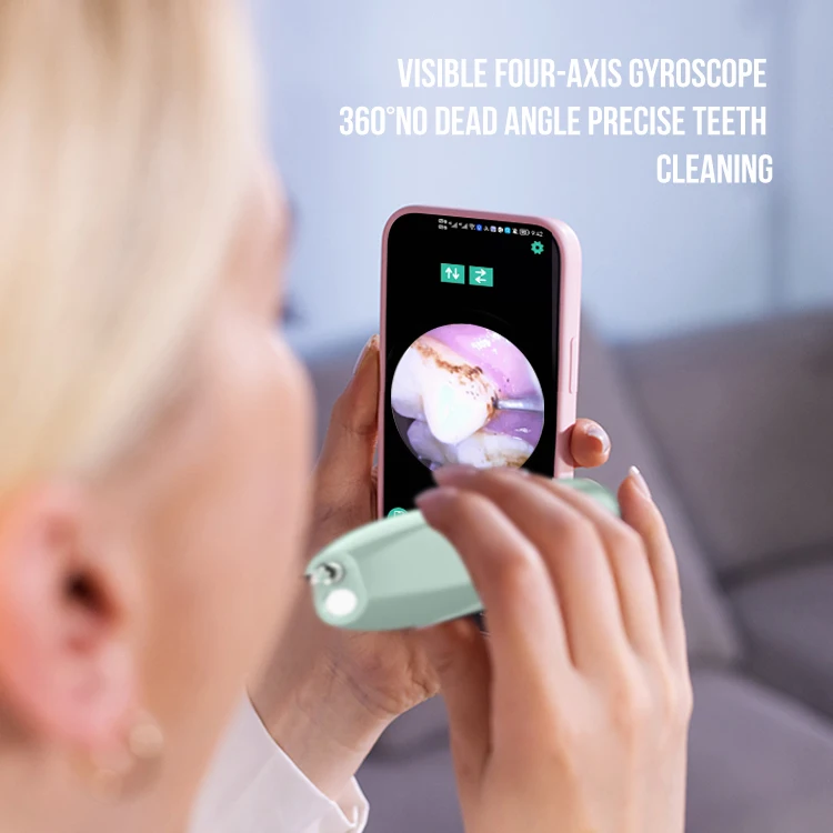 Pakiss ведущий в отрасли Портативный Ультразвуковой Зубной скалер умный очиститель зубов Электрический