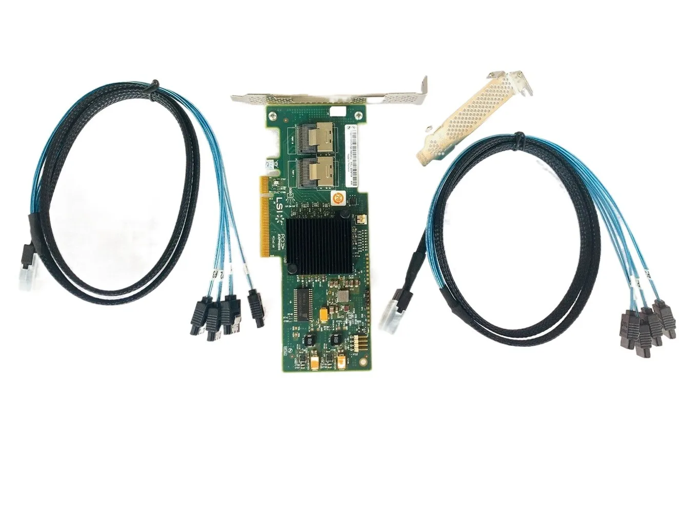 LSI 6Gbps SAS HBA LSI 9240-8i = (9211-8I) IT Mode ZFS FreeNAS unRAID + 2* Cable