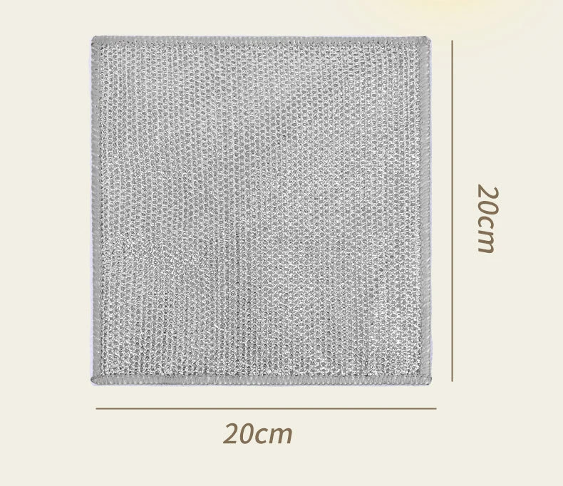 Dishwashing Kitchen Steel Ball Brush Pot Cloth Wear-resistant Instead Cleaning Ball Does Rust Removal Dish Cloths