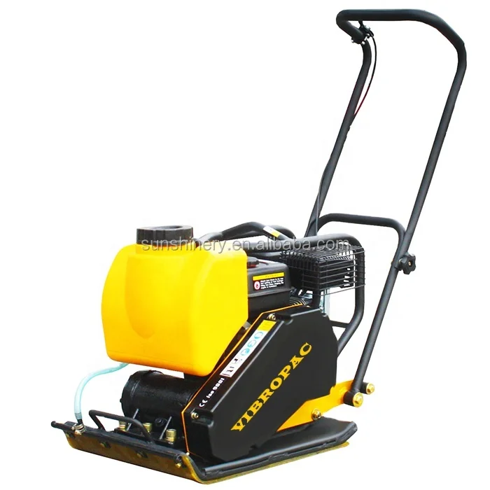 skidsteer quick attach road pavement diy rubber SS-PC100D vibration machine plaque vibrante electric c120  plate compactor