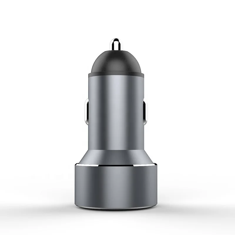 
Shenzhen Manufacturer 2 Ports 5V 2.4A Dual USB Car Charger Adapter With Led Voltmeter Display 