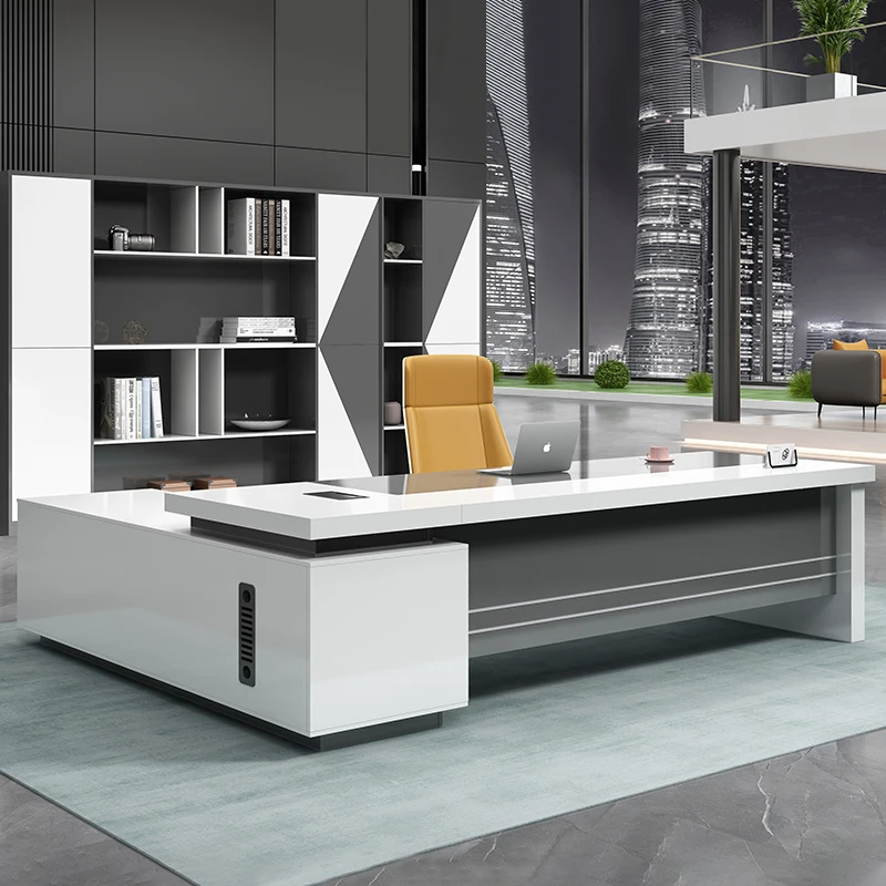 escritorio de oficina MDF board office desk chair executive office furniture boss table schreibtisch office table bureau travail