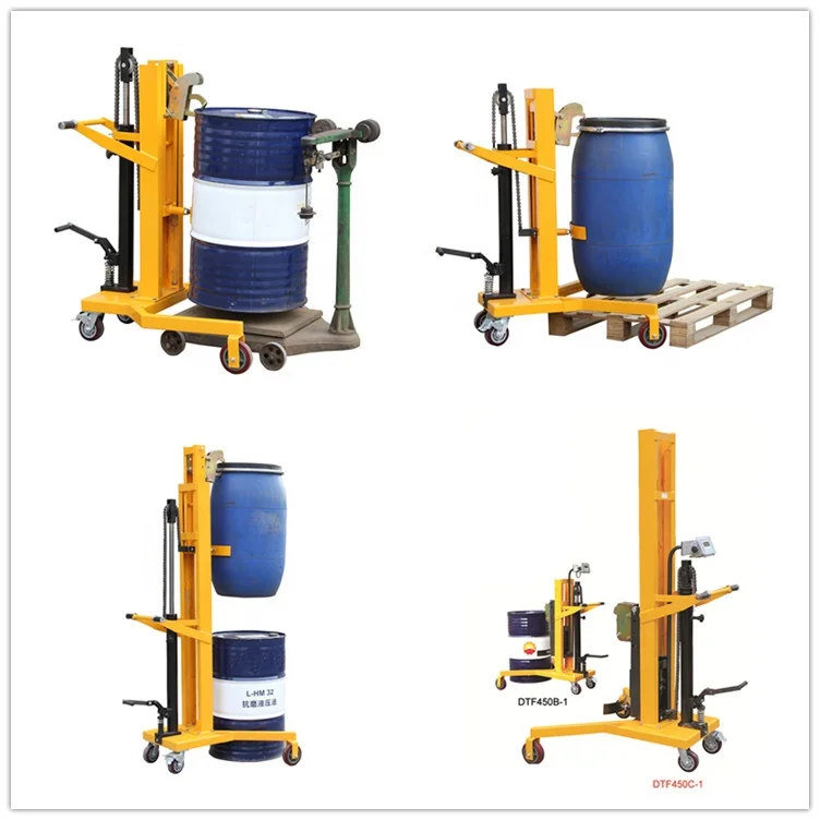 TY400A TY400B oil drum mixer  hydraulic drum carrier  hydraulic drum mover
