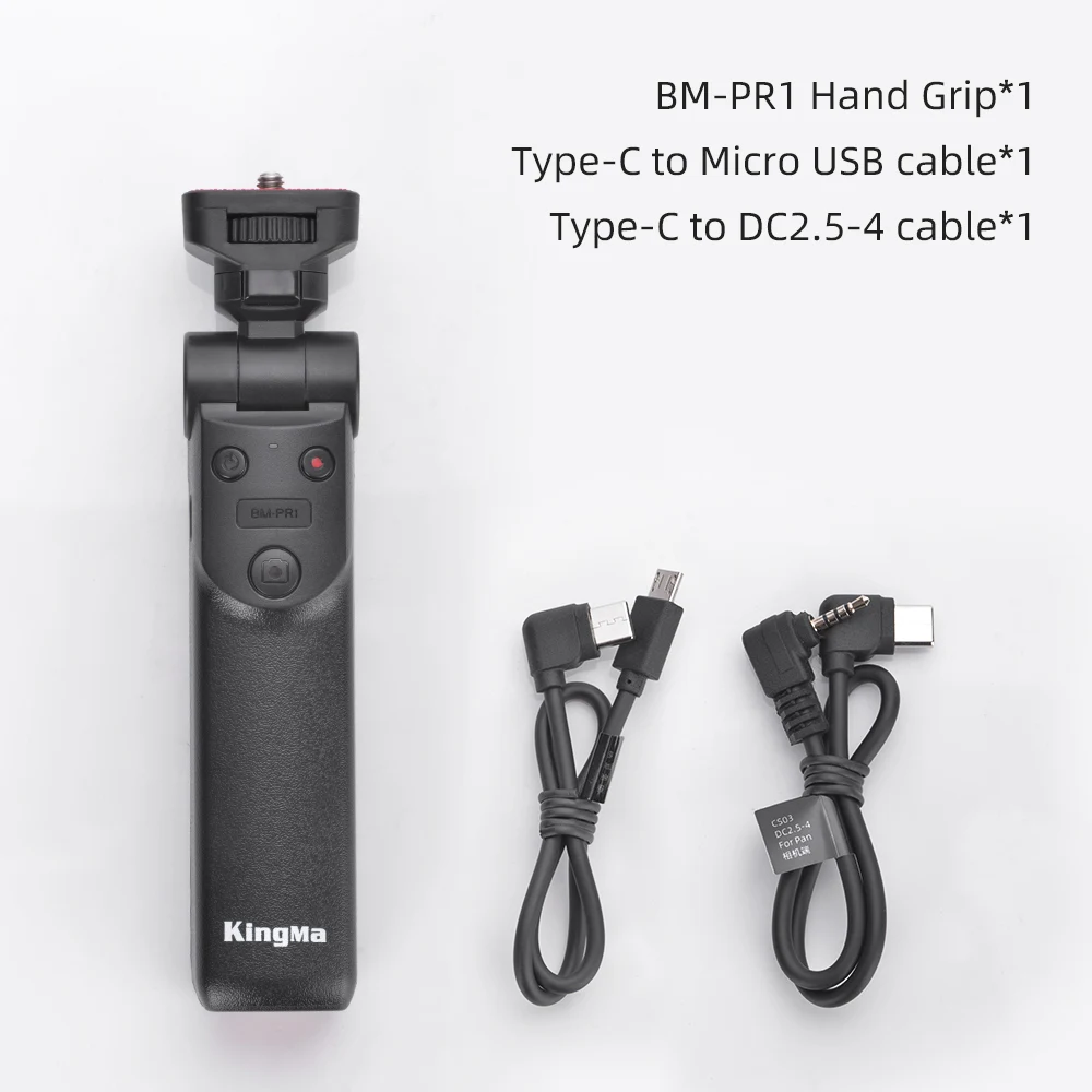 KingMa Mini Portable Shooting Grip Vlog Camera Grip for Vlogger and Video Ideal for Vlogging Pan Camera