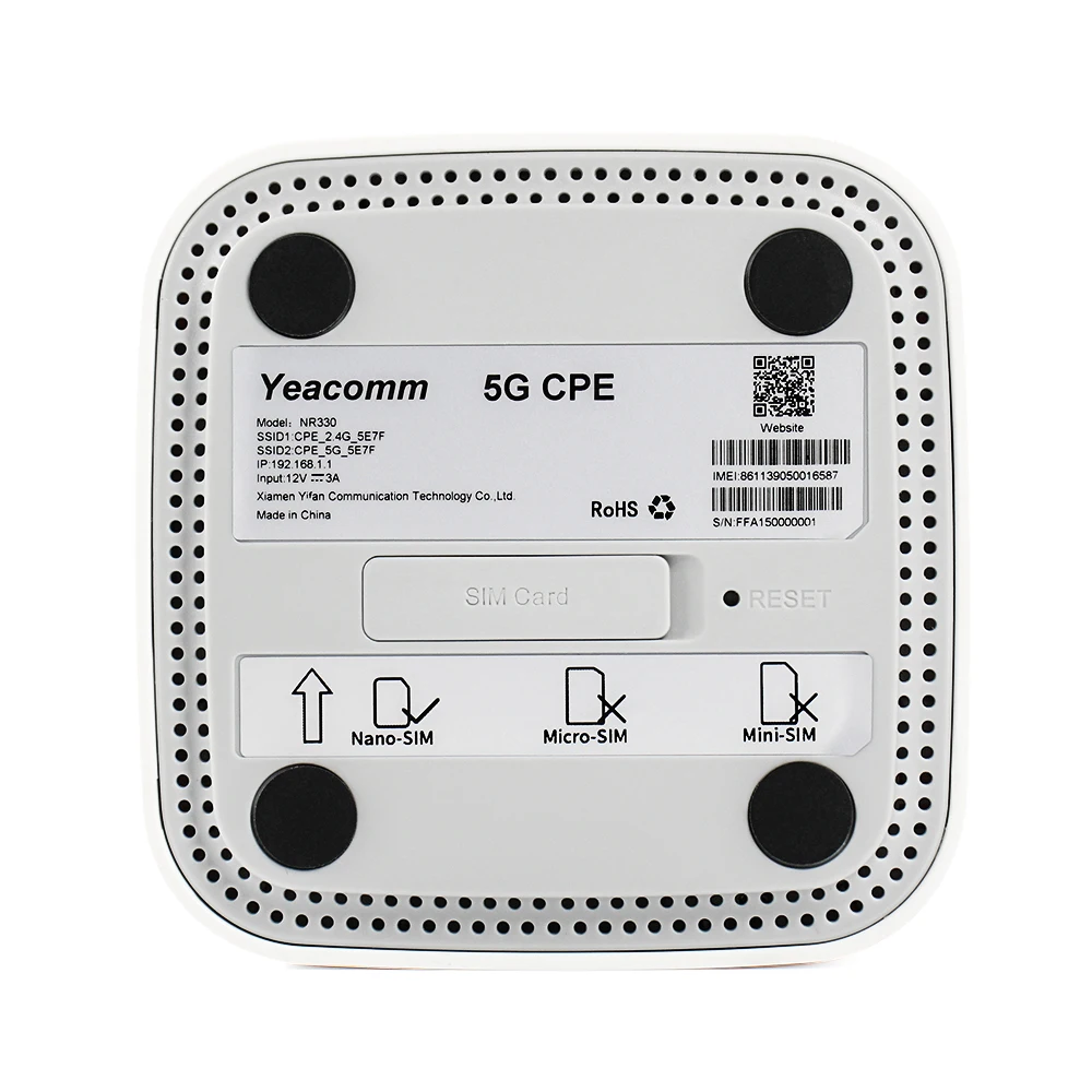 NR330 5g VoNR VoLTE voice cellular home failover broadband wireless modem with sim card slot for AT&T T-mobile