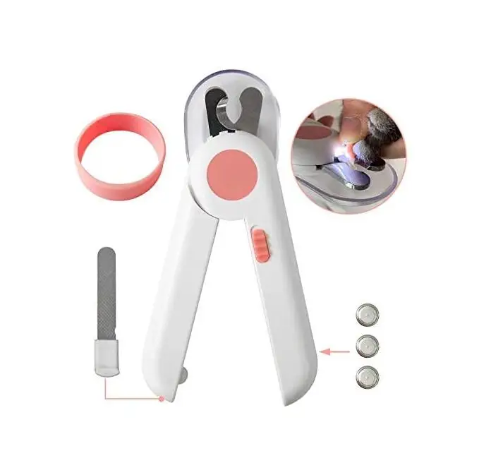 
Avoid Over-Cutting Led Dog Nail Clippers,Cat Nail Clipper, Pet Grooming Nail Tool 