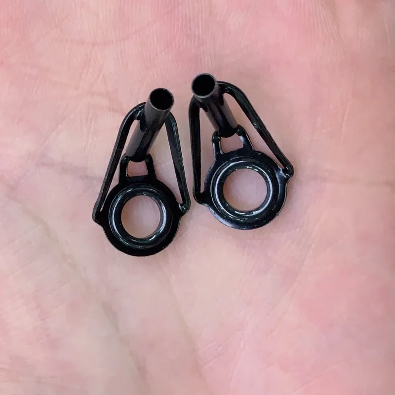 Fishing Rod Tip Guides Repair Kit Stainless Steel Frames Ceramic Ring Spinning Casting Fishing Rod Tackle Accessories