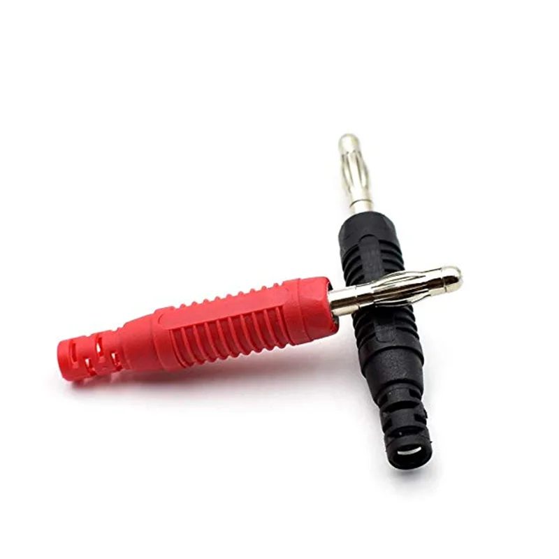 Plastic Black & Red Banana connector  for electronic test equipment