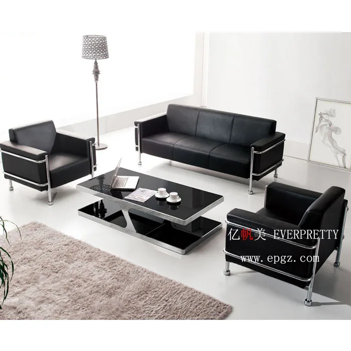 High Quality Standard Size Modern Leather Covers Three People Seat Recliner Sofa With Cushion