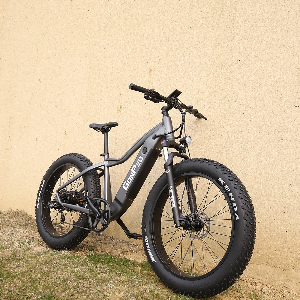 500w 48v Brushless Motor 26 inch Fat tire  electric bike hardtail for men city ebike