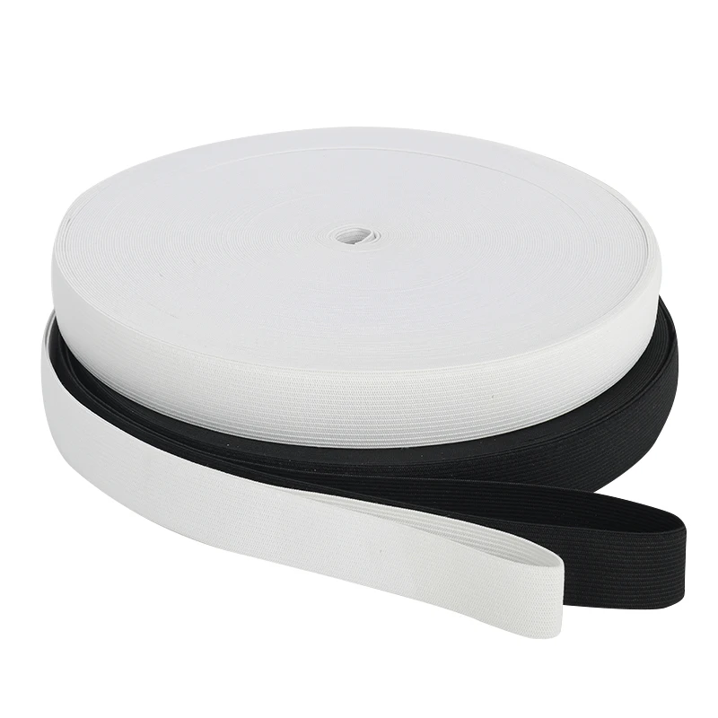OCO Fast Delivery sew elastic Black and White Flat Elasticated  3cm sewing elastic clothing accessories